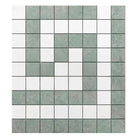 Square mosaic tile pattern from Thassos Supreme Greek Key Border Marble product