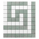 Square mosaic tile pattern from Thassos Supreme Greek Key Border Marble product