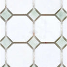 Thassos Supreme Octagon and Diamond Tile Pattern in polished or honed marble