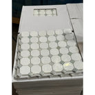 Thassos Supreme Octagon Mosaic Marble Tile Sheets with Ming-Green finish